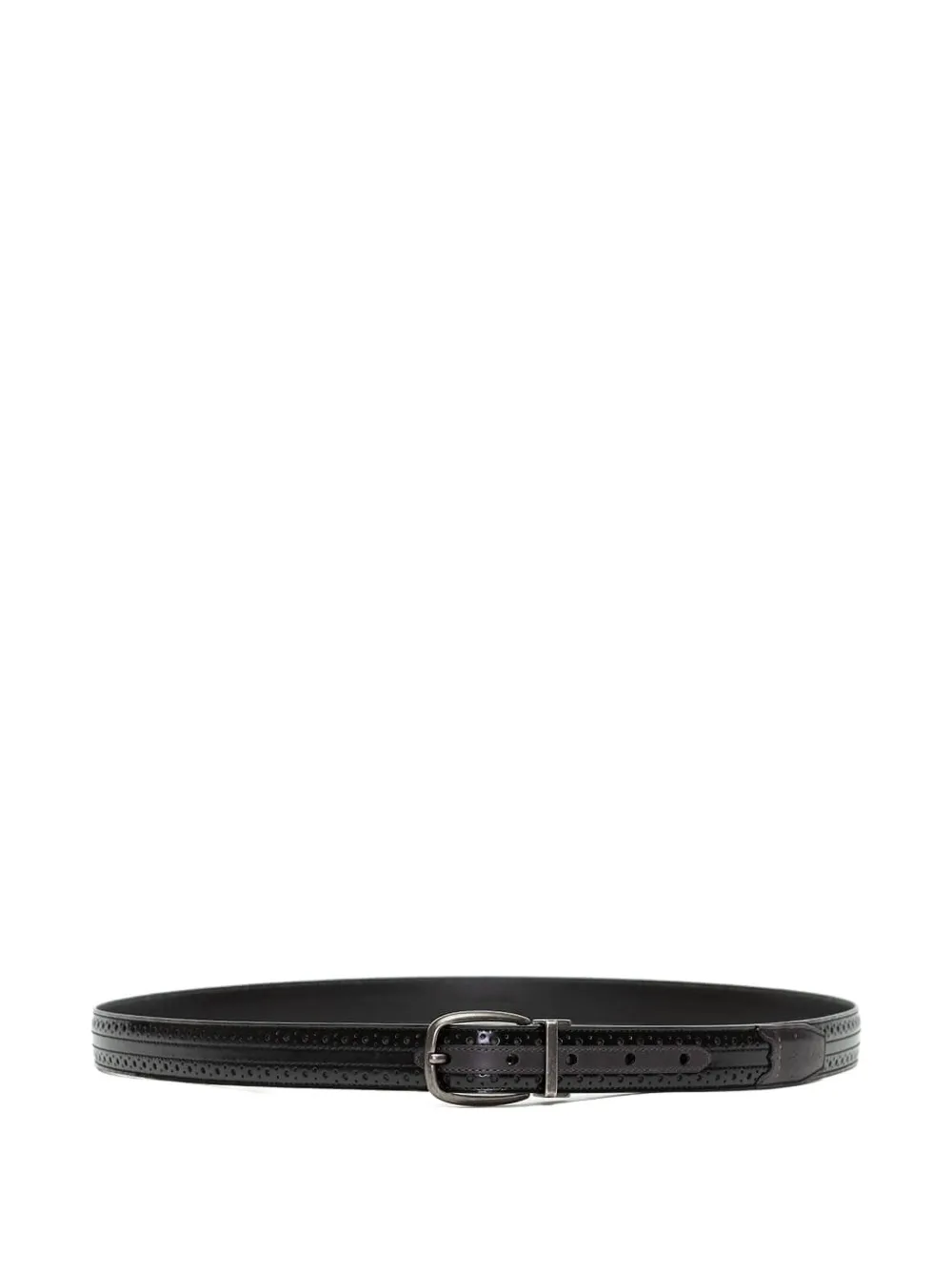 Dolce & Gabbana perforated detail belt Grijs