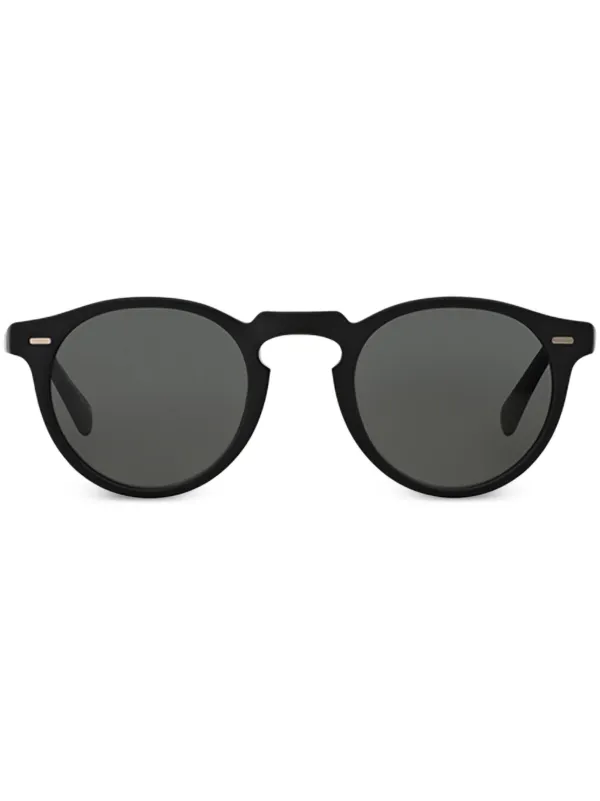 Oliver Peoples Occhiali Da Sole Gregory Peck Nero FARFETCH IT