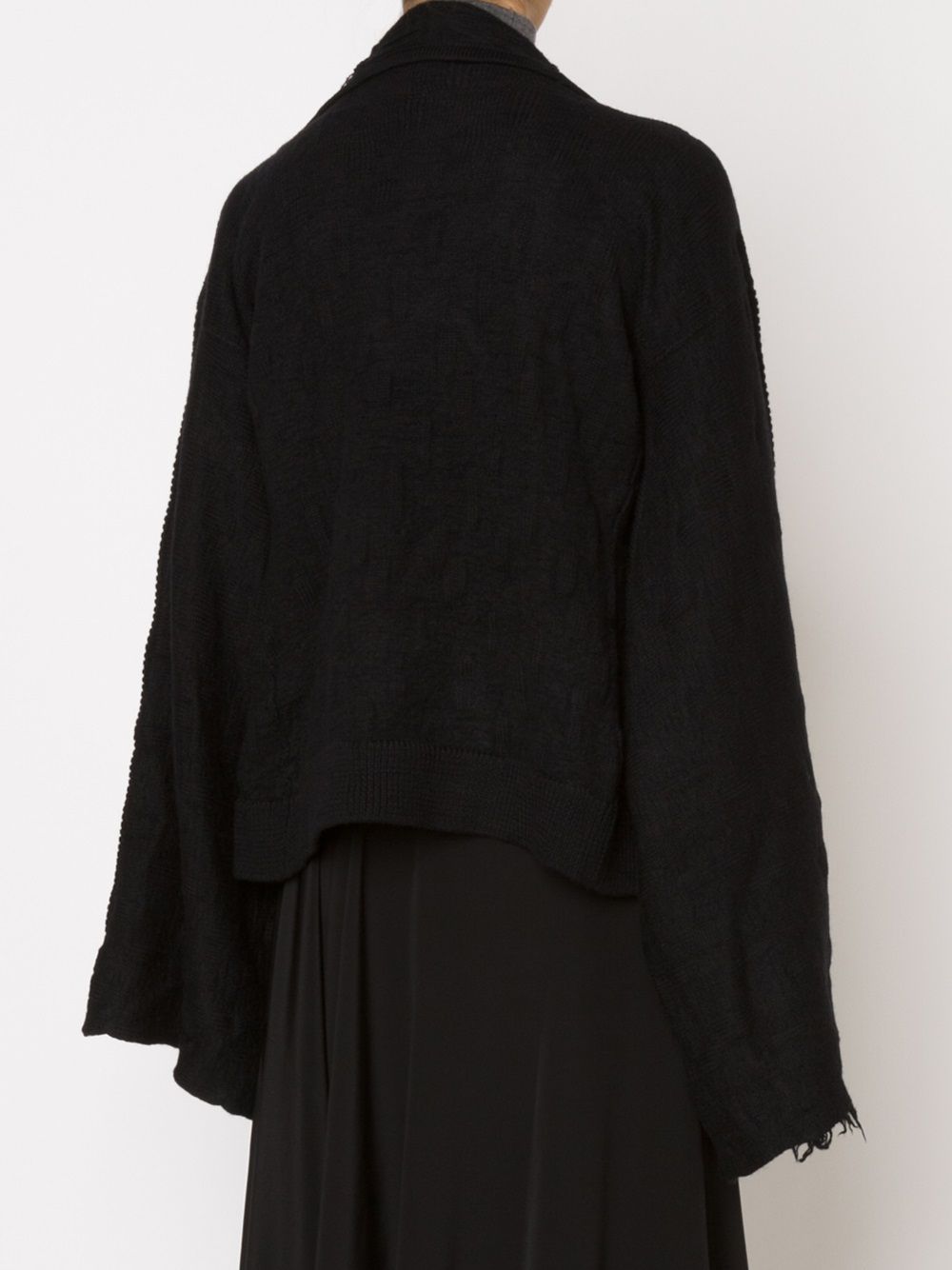 Yohji Yamamoto oversized jacket - Black