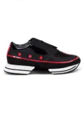 Alberto Premi panelled lace-up sneakers - Black