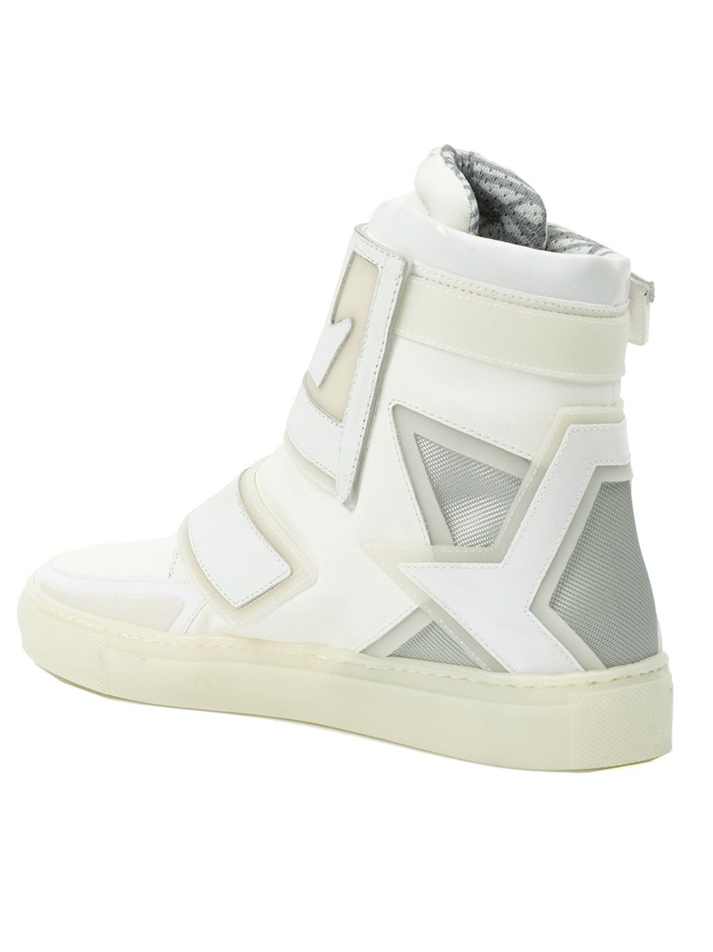 Alberto Premi velcro fastening hi-top sneakers White