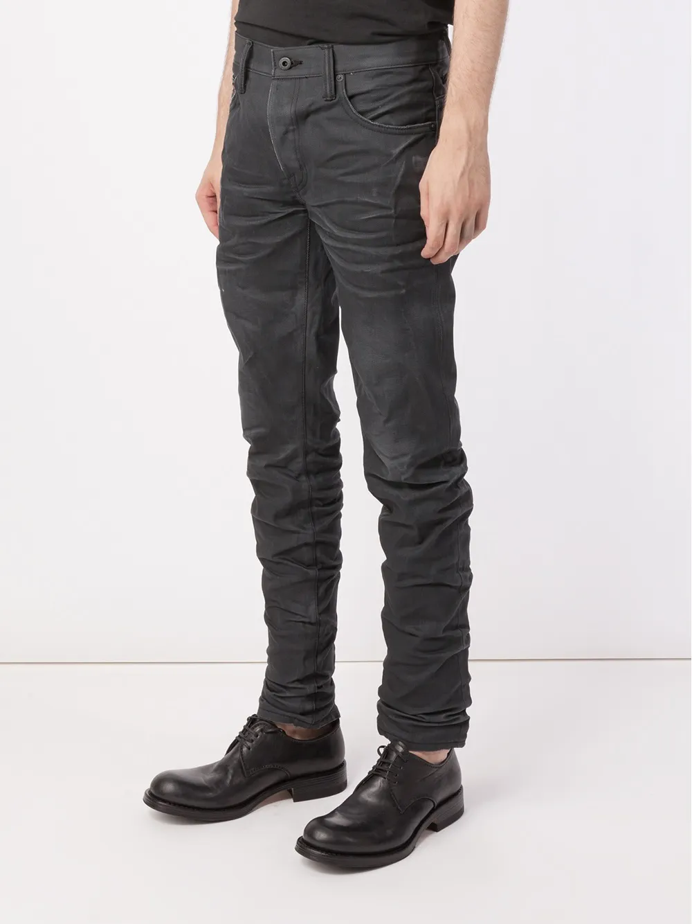  Mastercraft Union Creased Effect Trousers - Grey 