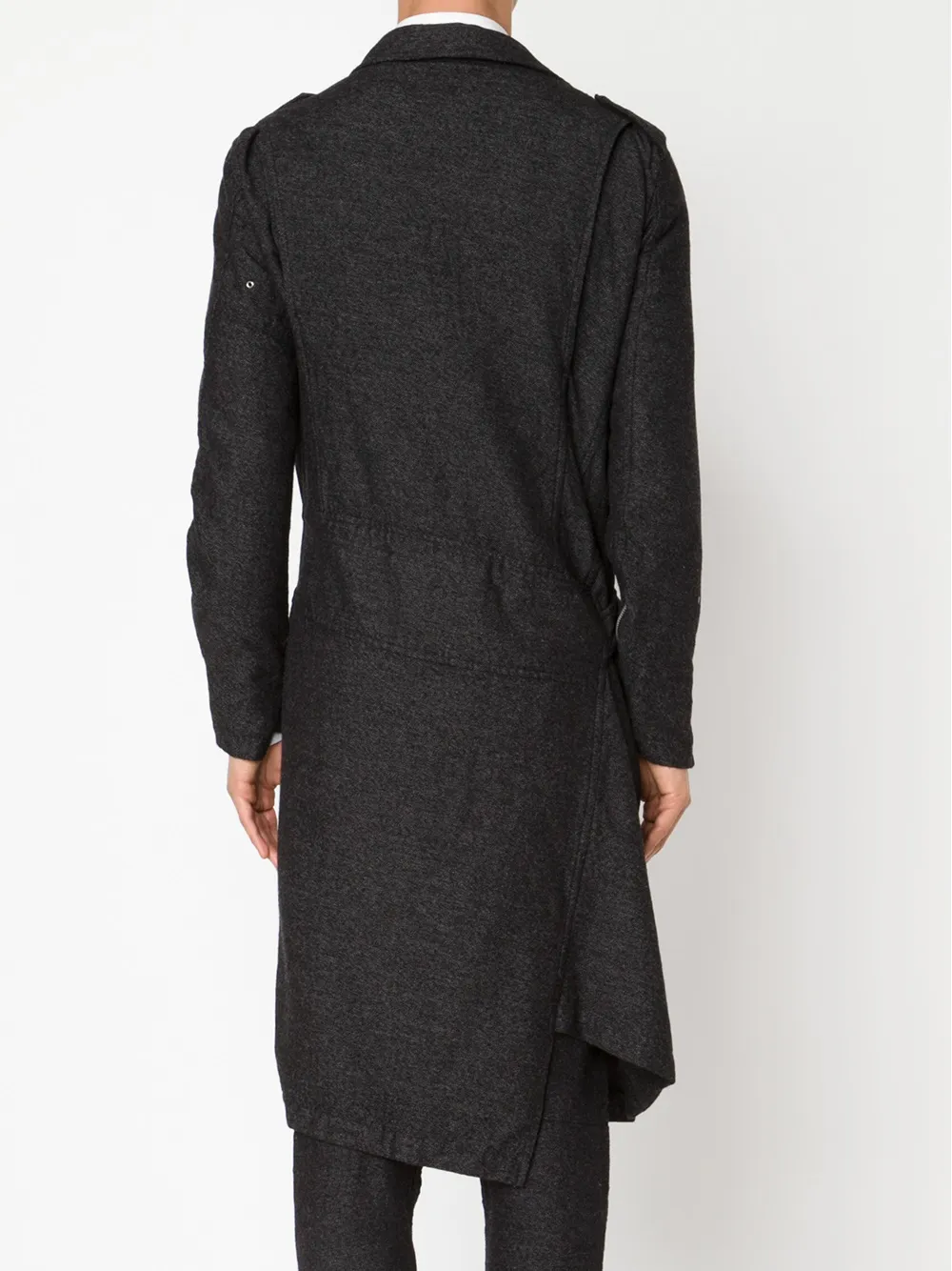 Comme Des Garçons Homme Deux Biker Coat In Black
