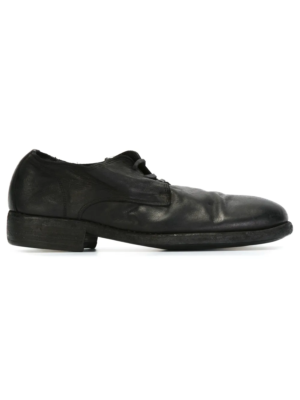Guidi distressed Derby shoes - Nero