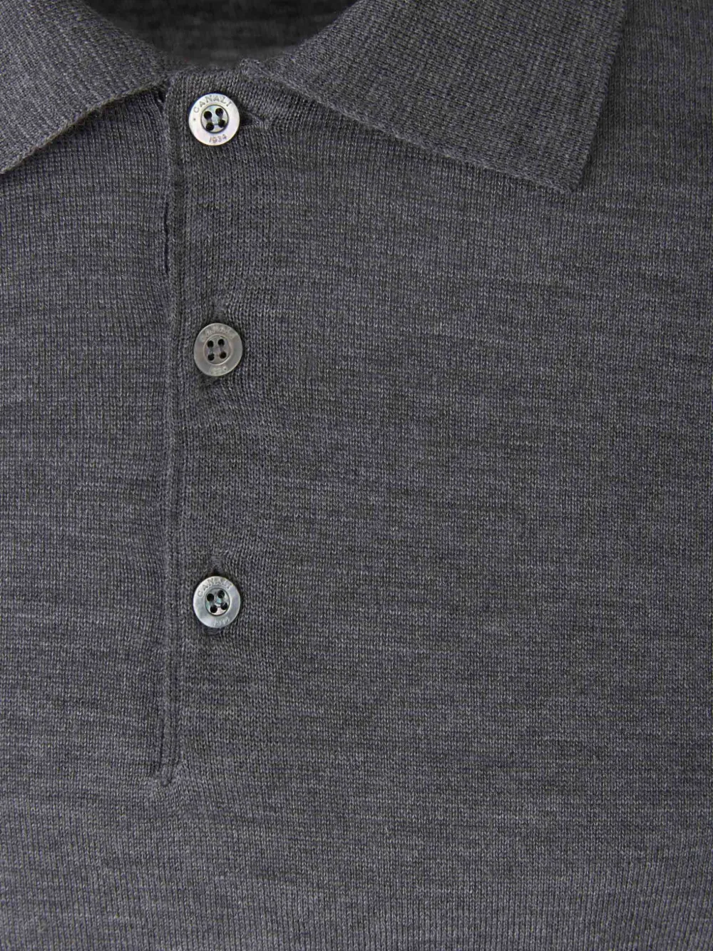 Canali jersey polo shirt Grijs