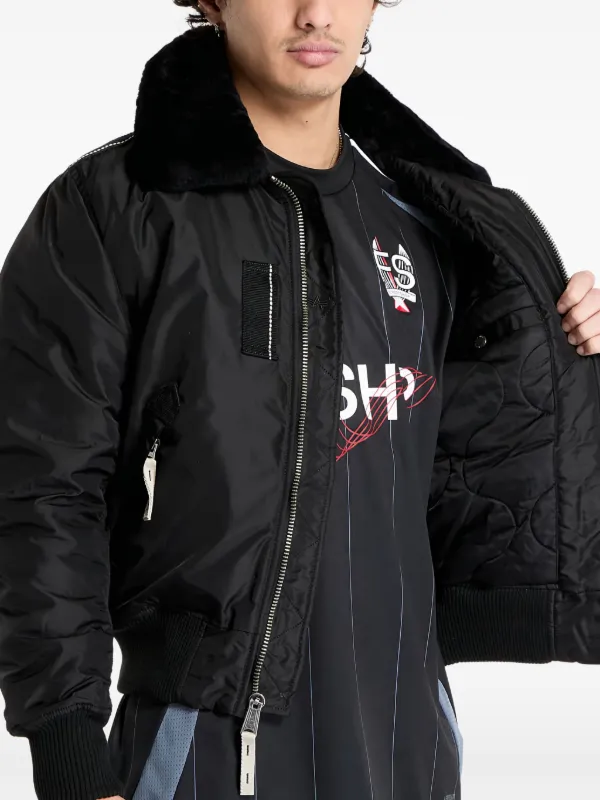 ムートンジャケット　ALPHA ALPHA INDUSTRIES INC (アルファインダストリーズ) フェイクムートン