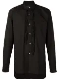 Comme des Garçons Homme Plus tassel shirt - Black