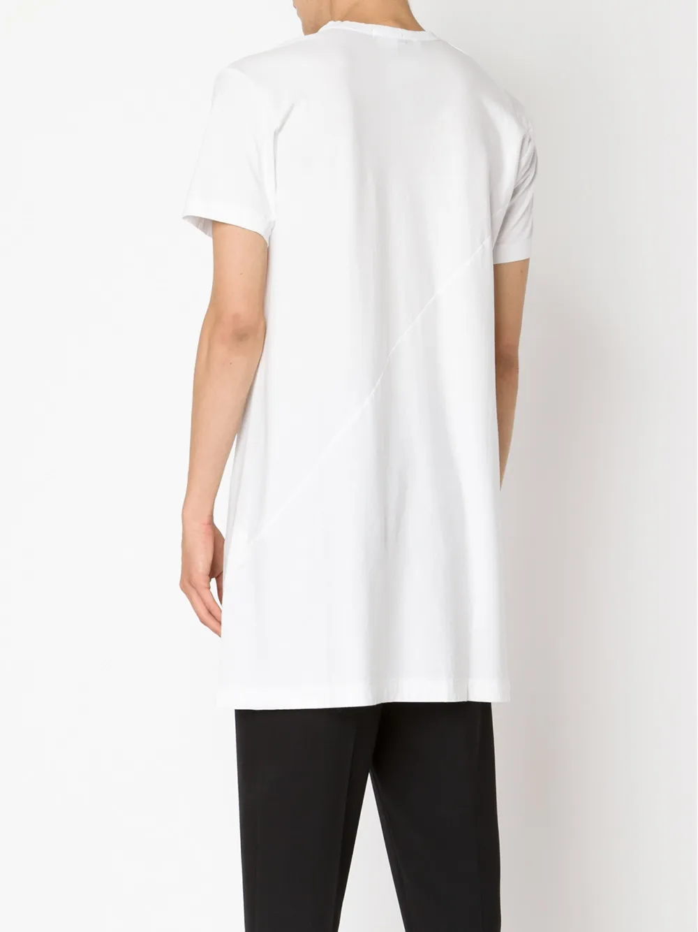 Comme des Garçons Homme Plus long printed T-shirt Wit