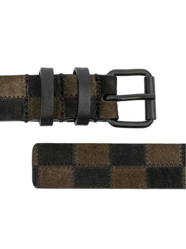 Haider Ackermann チェッカーボード柄 ベルト | ブラック | FARFETCH JP