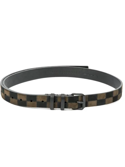 Haider Ackermann checkboard belt 