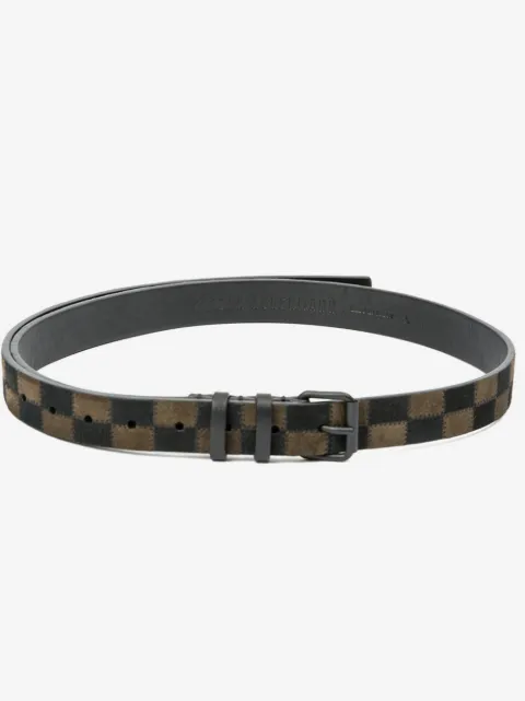 Haider Ackermann checkboard belt 