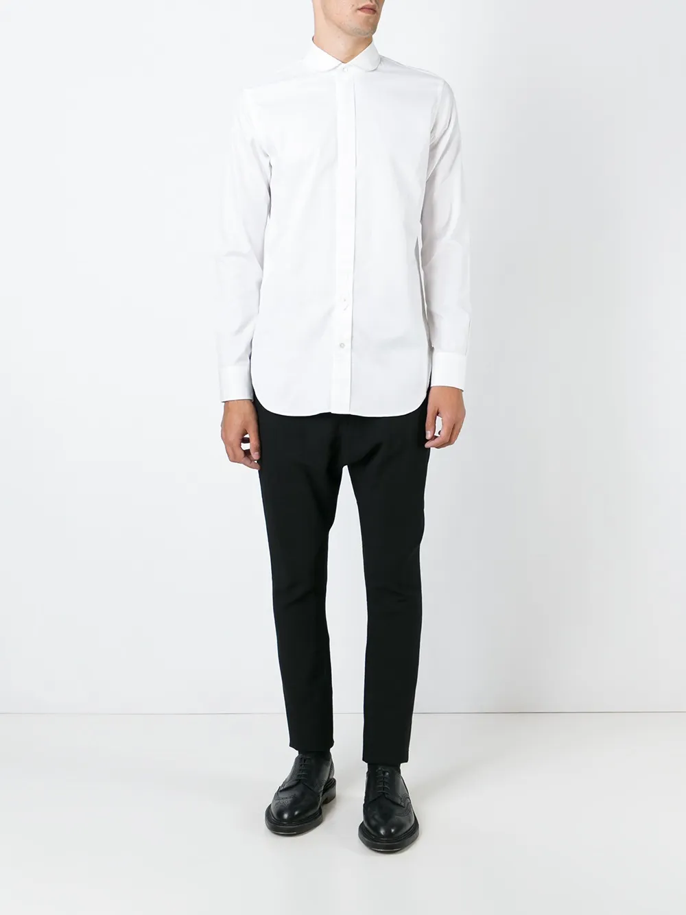 Junya Watanabe MAN Dobby weave shirt Wit