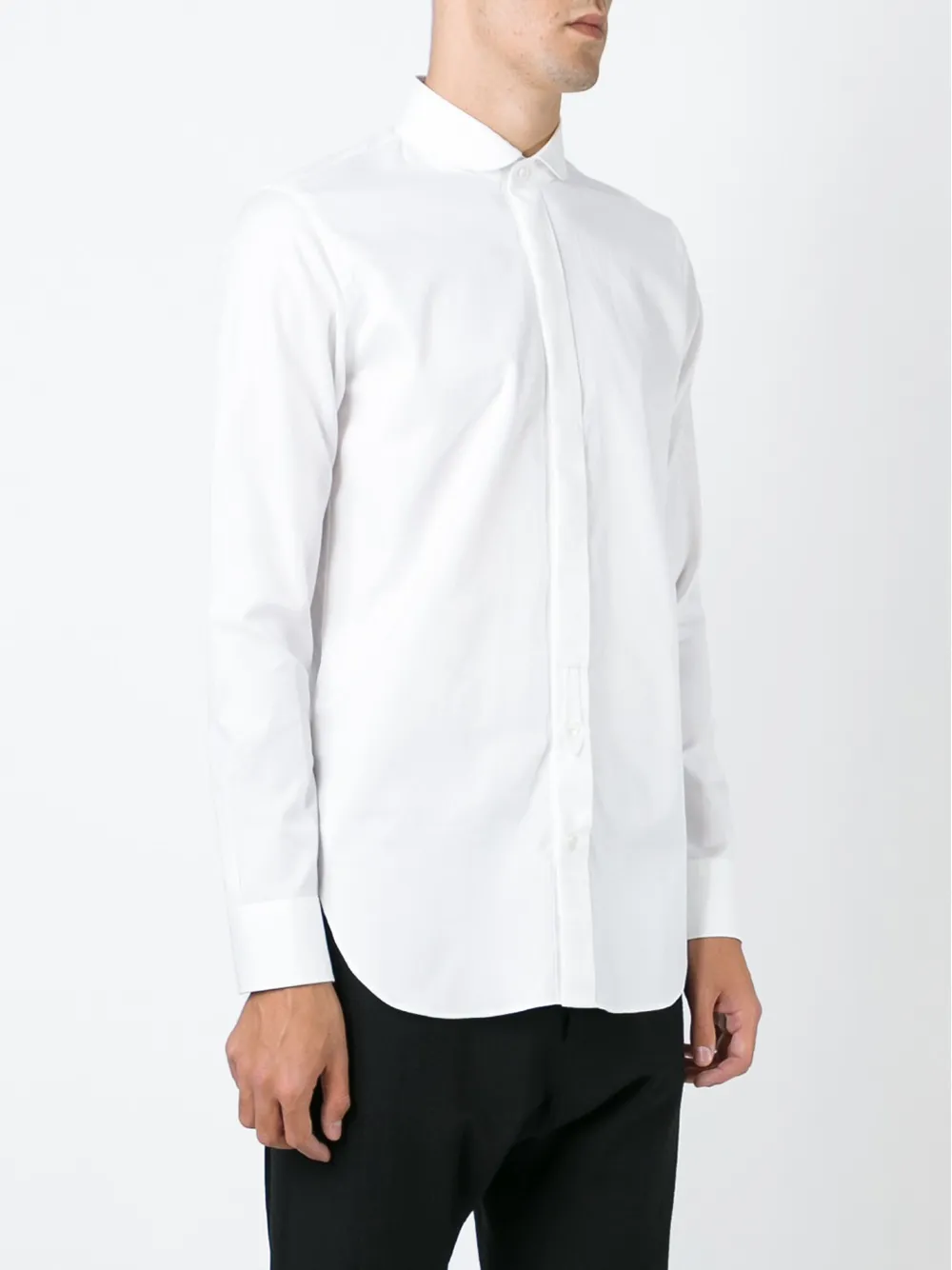 Junya Watanabe MAN Dobby weave shirt Wit