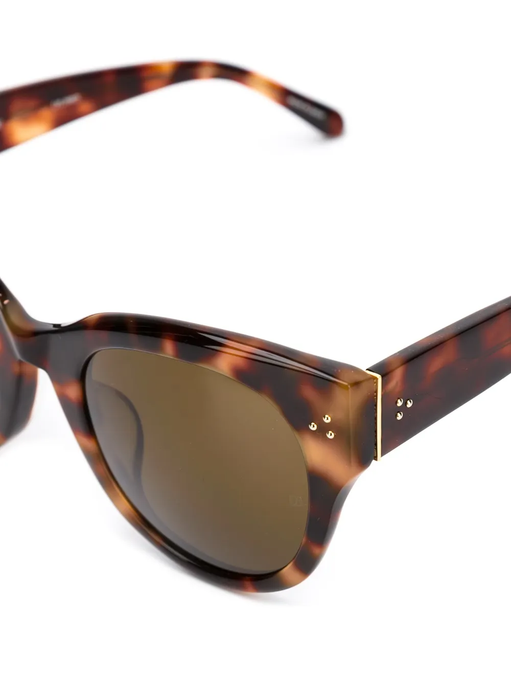 Linda Farrow cat-eye sunglasses Zwart