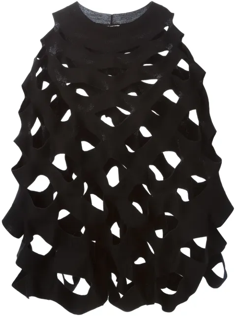 Junya Watanabe cutout poncho