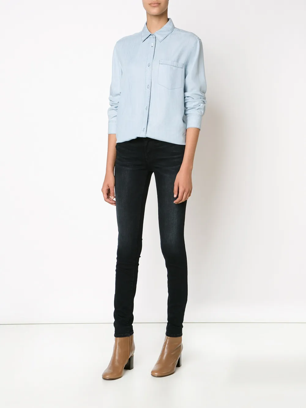 FRAME skinny jeans - Blauw