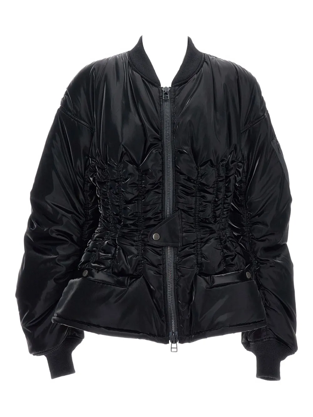 Junya Watanabe Comme Des Garçons diamond-concertina jacket | Black | Image 1