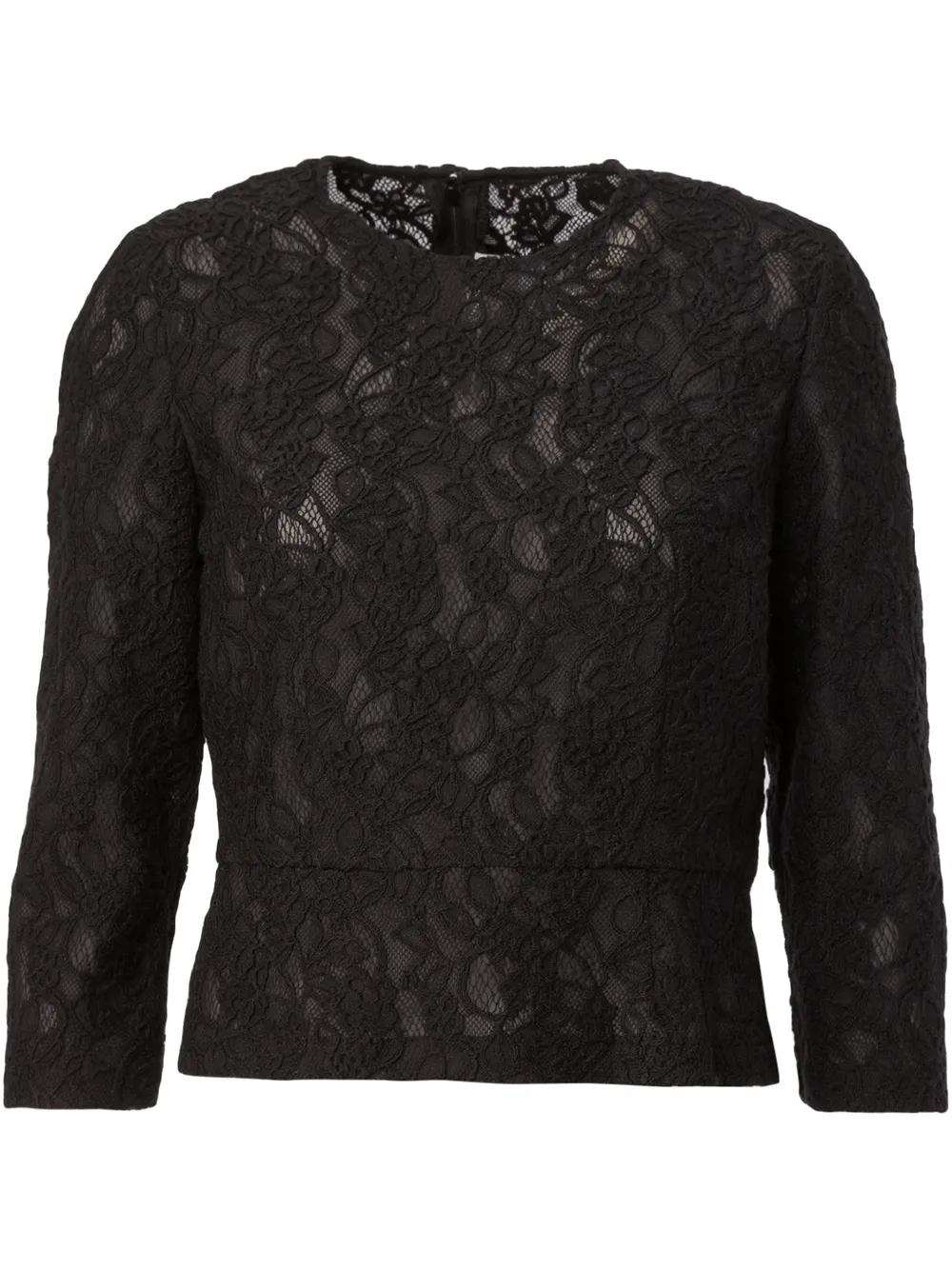 Comme Des Garçons lace blouse | Black | Image 1