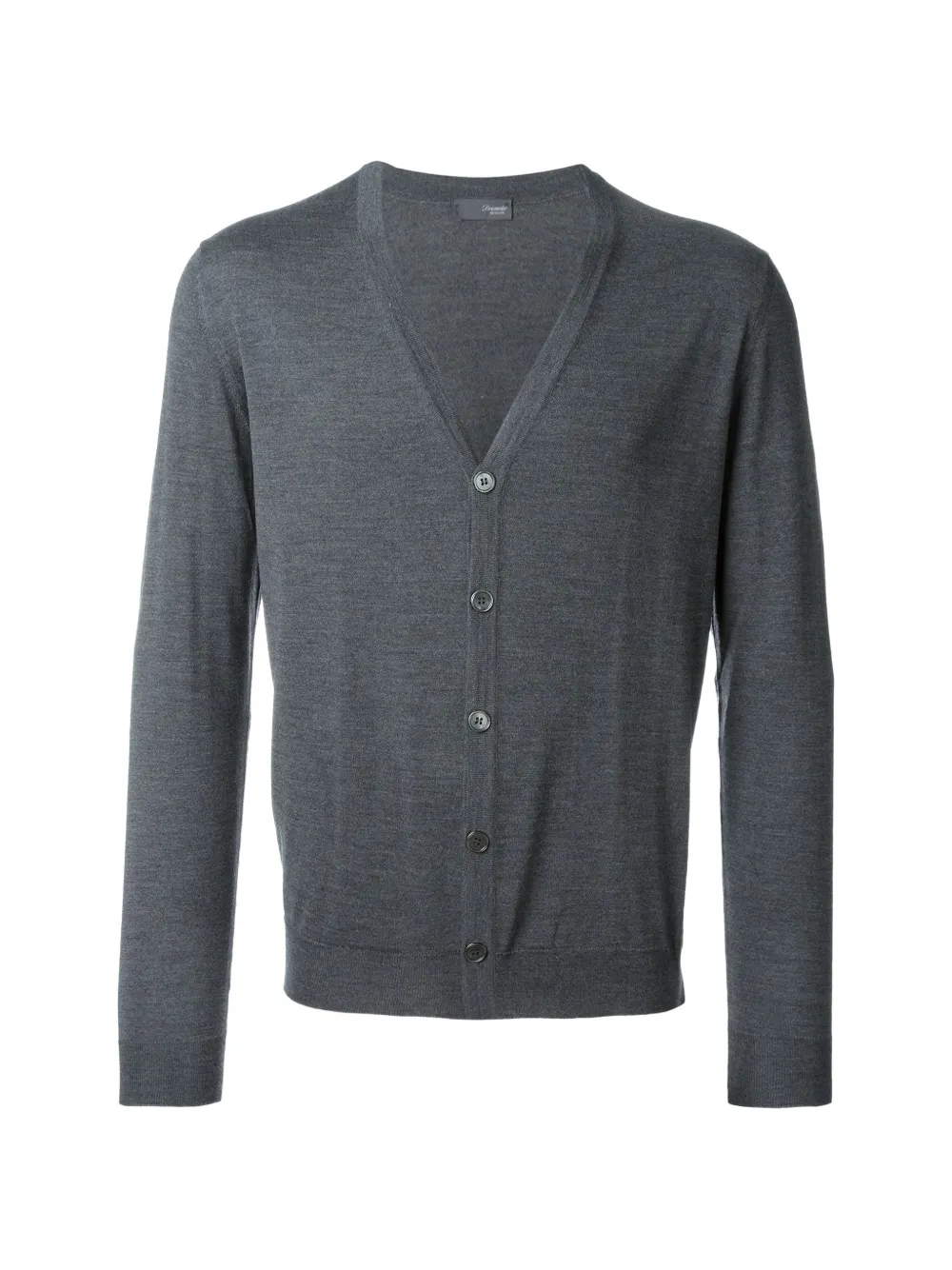 Drumohr crew neck cardigan - Grey
