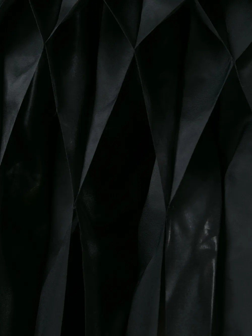 Junya Watanabe concertina pleated skirt Zwart