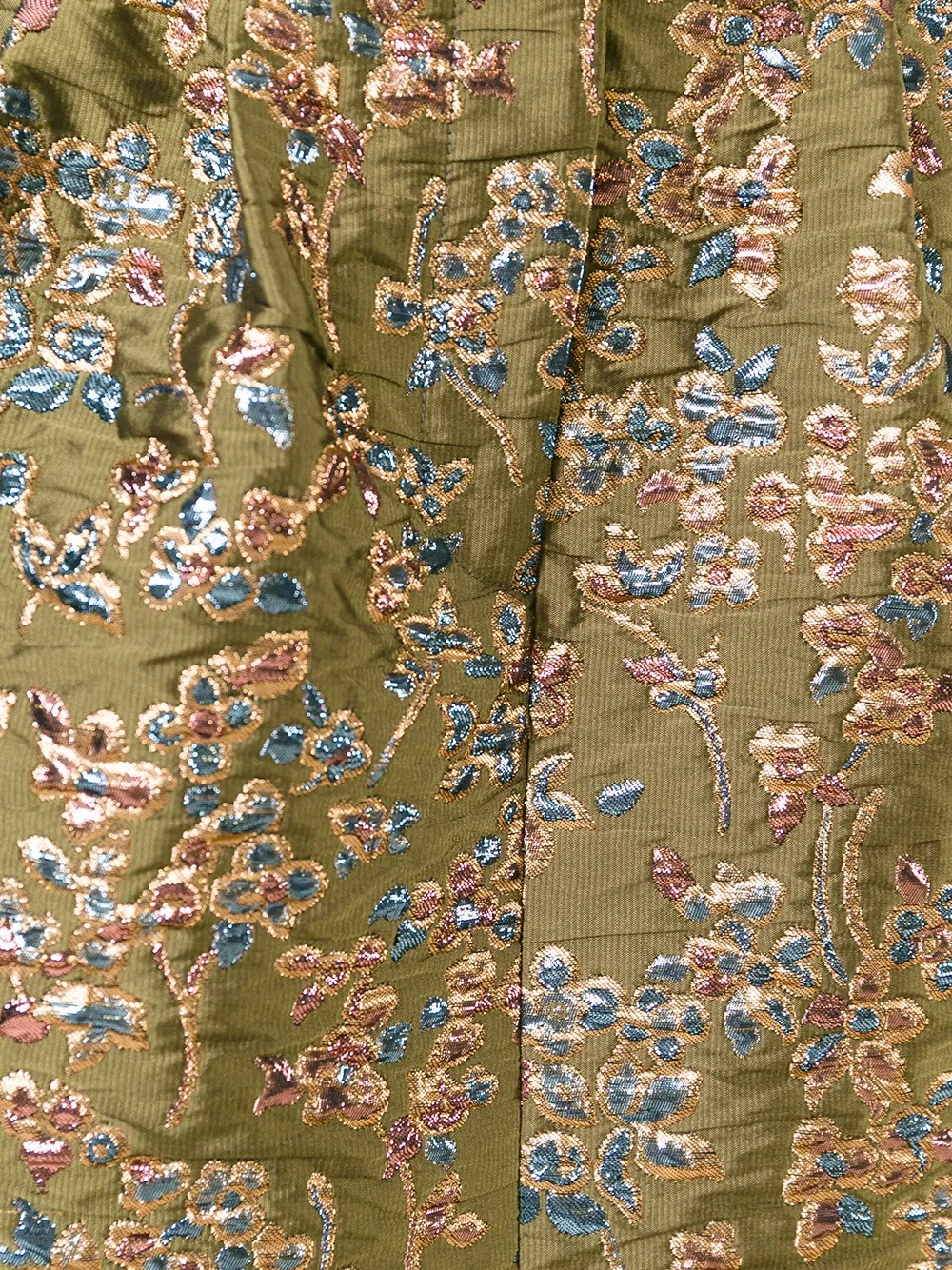 floral brocade skirt