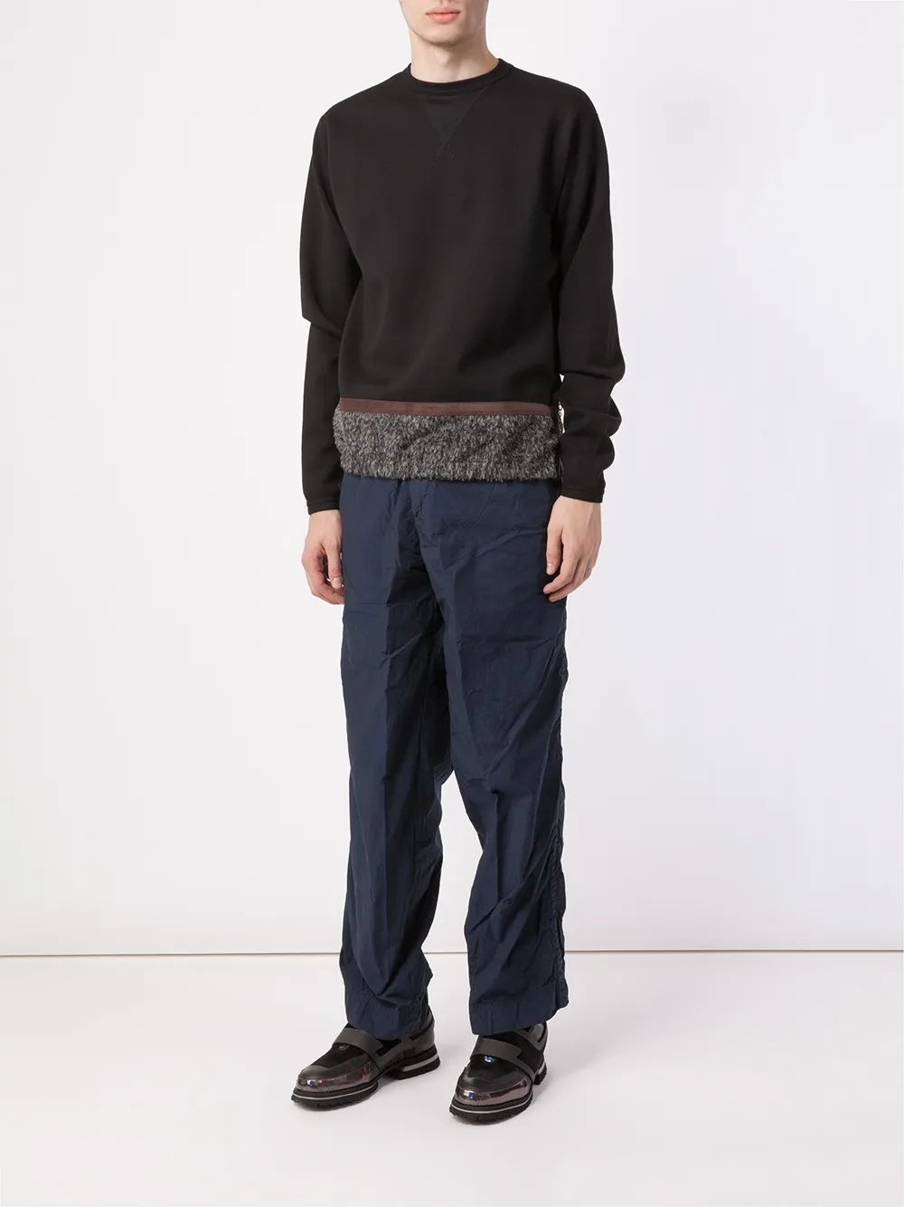 Kolor crinkled effect loose fit trousers | Loose Fit Pants | Image 2