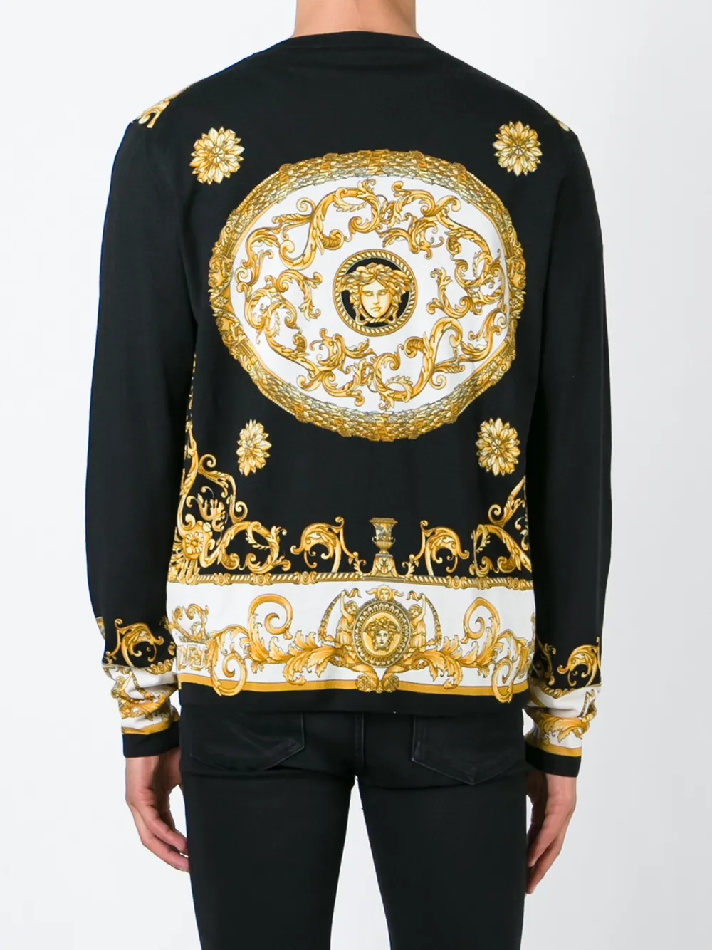 Versace Baroque Print Cardigan - Farfetch