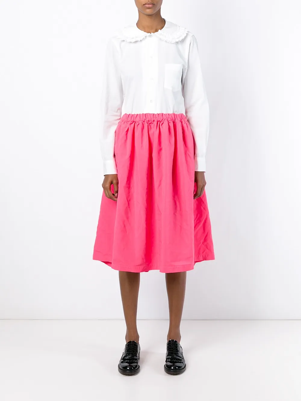 Comme Des Garçons Girl Peter Pan collar blouse - Wit