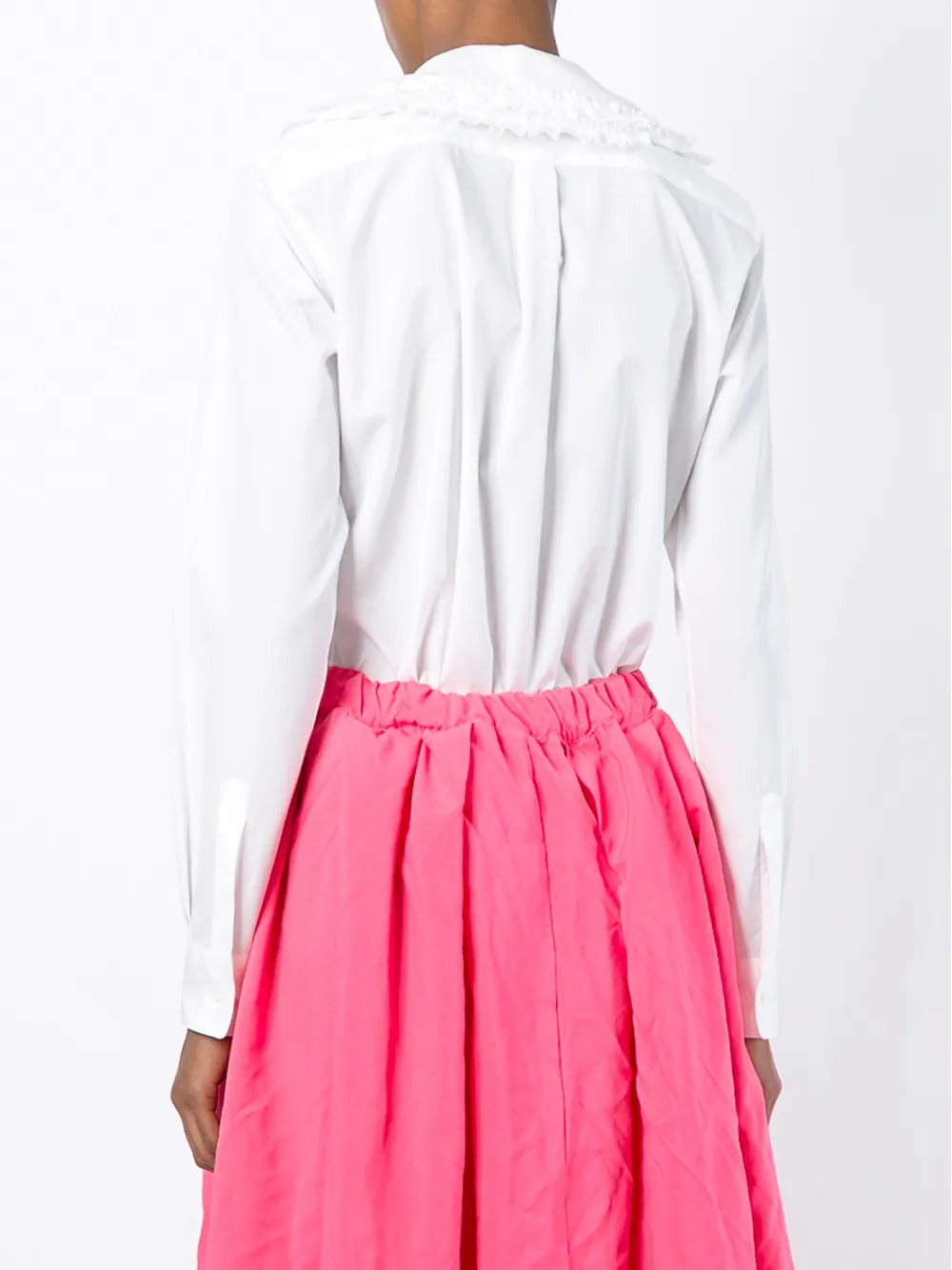 Comme Des Garçons Girl Peter Pan collar blouse Wit