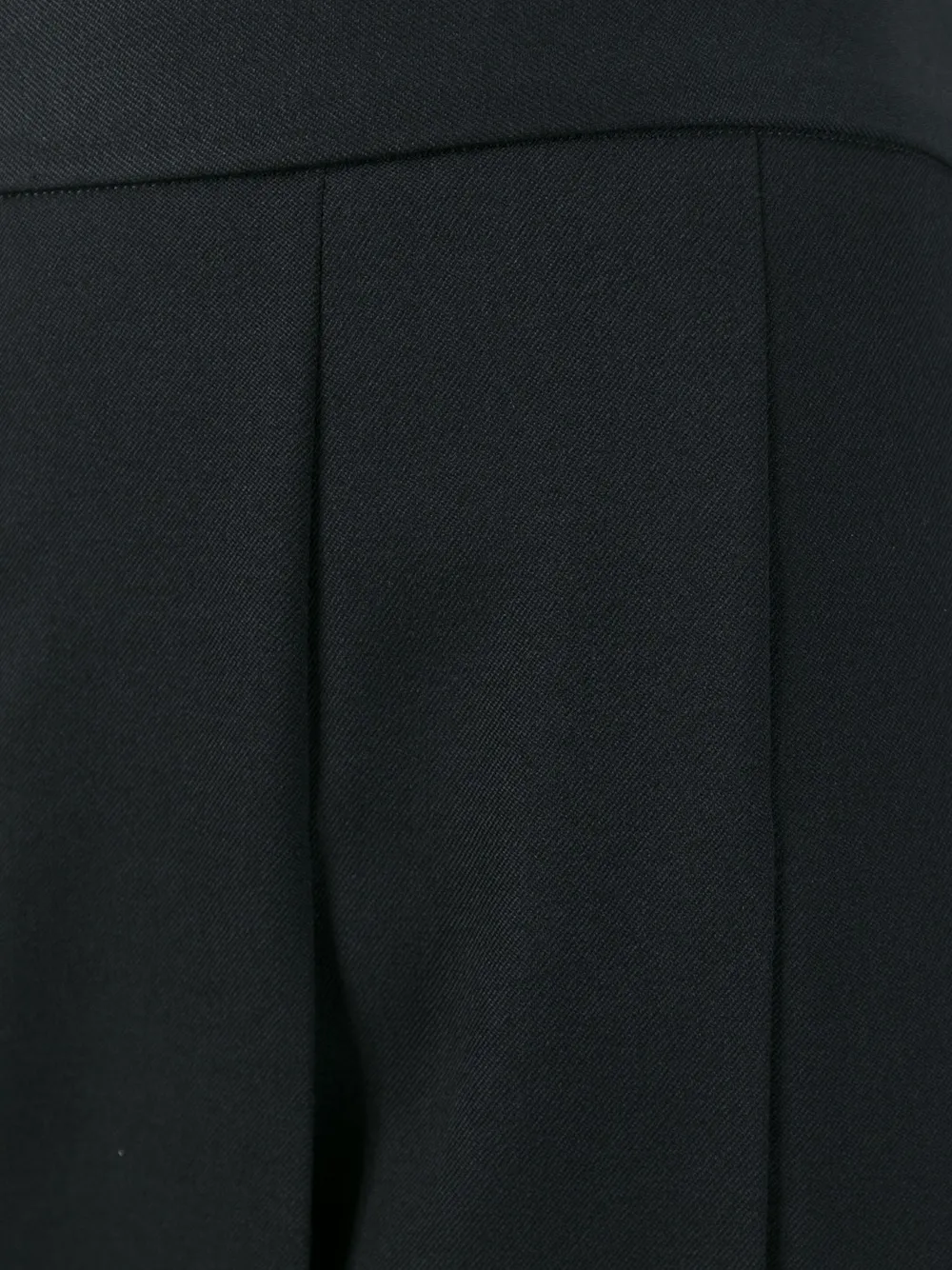 Comme Des Garçons Girl knife pleat midi skirt Zwart