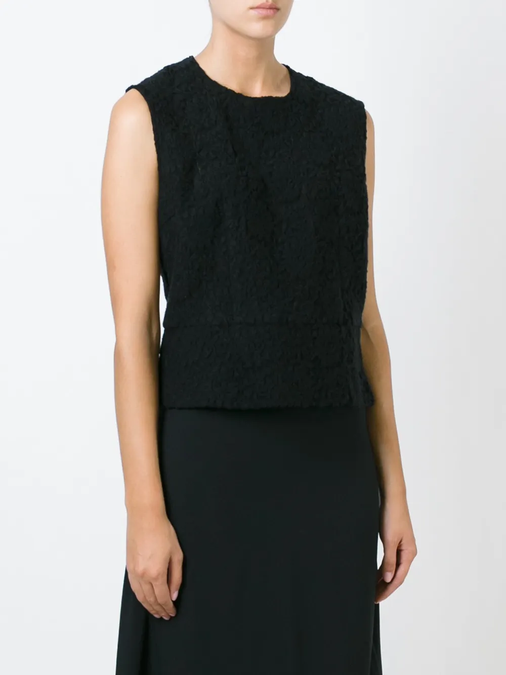 Comme Des Garçons classic tank top Zwart