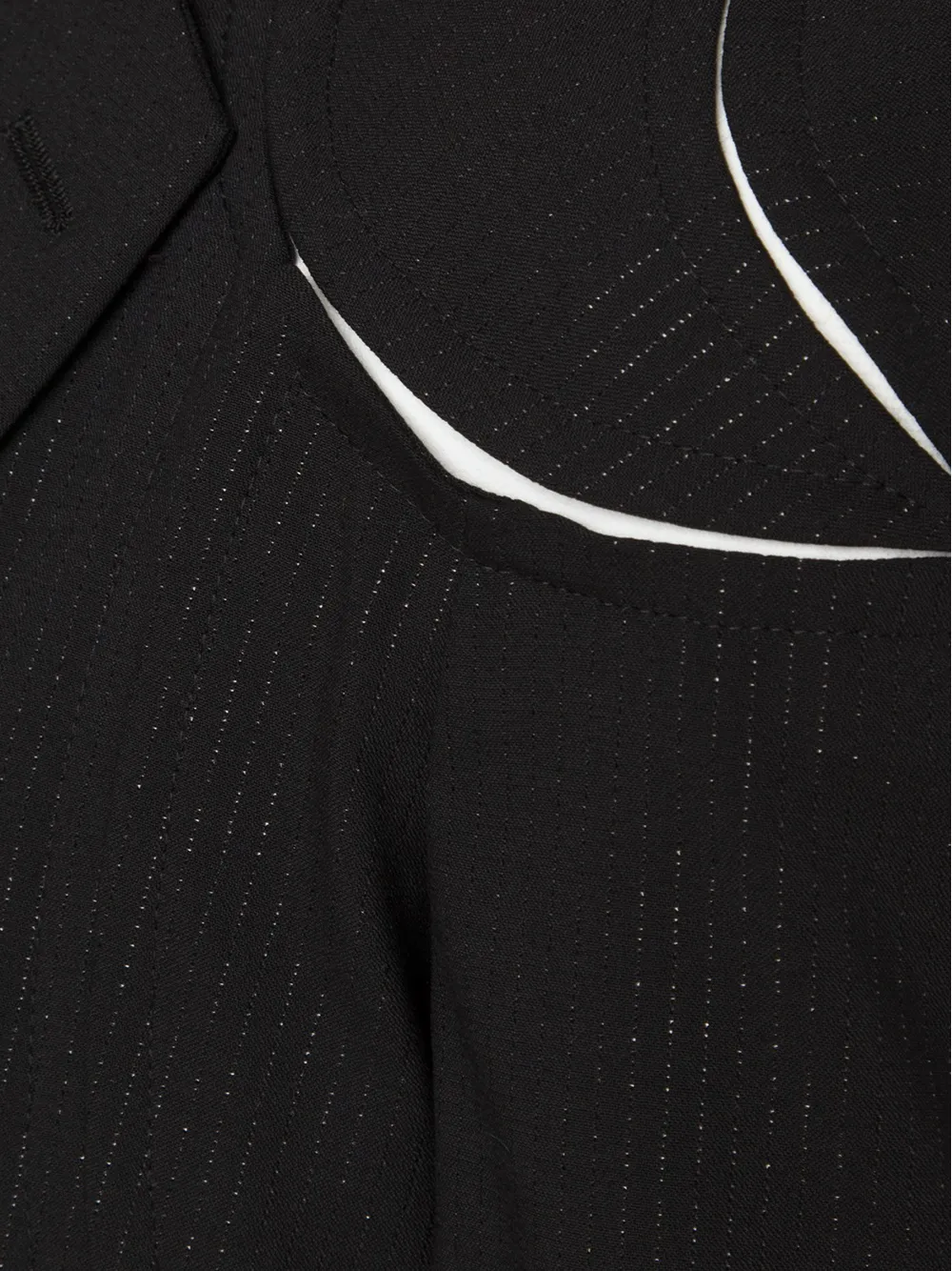 Comme Des Garçons Homme Deux Cut-out Details Blazer In Black