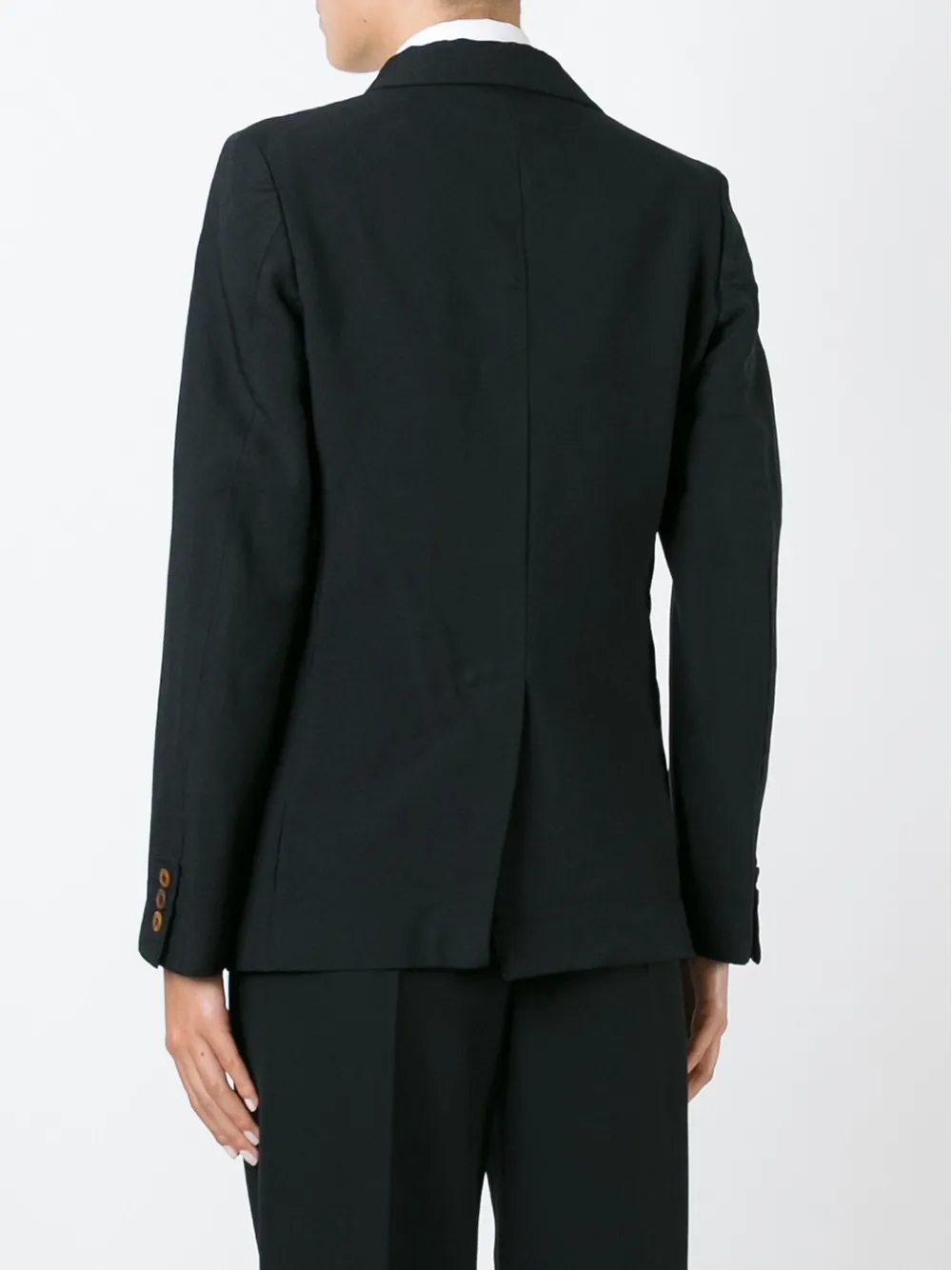 Comme Des Garçons Asymmetric Blazer In Black