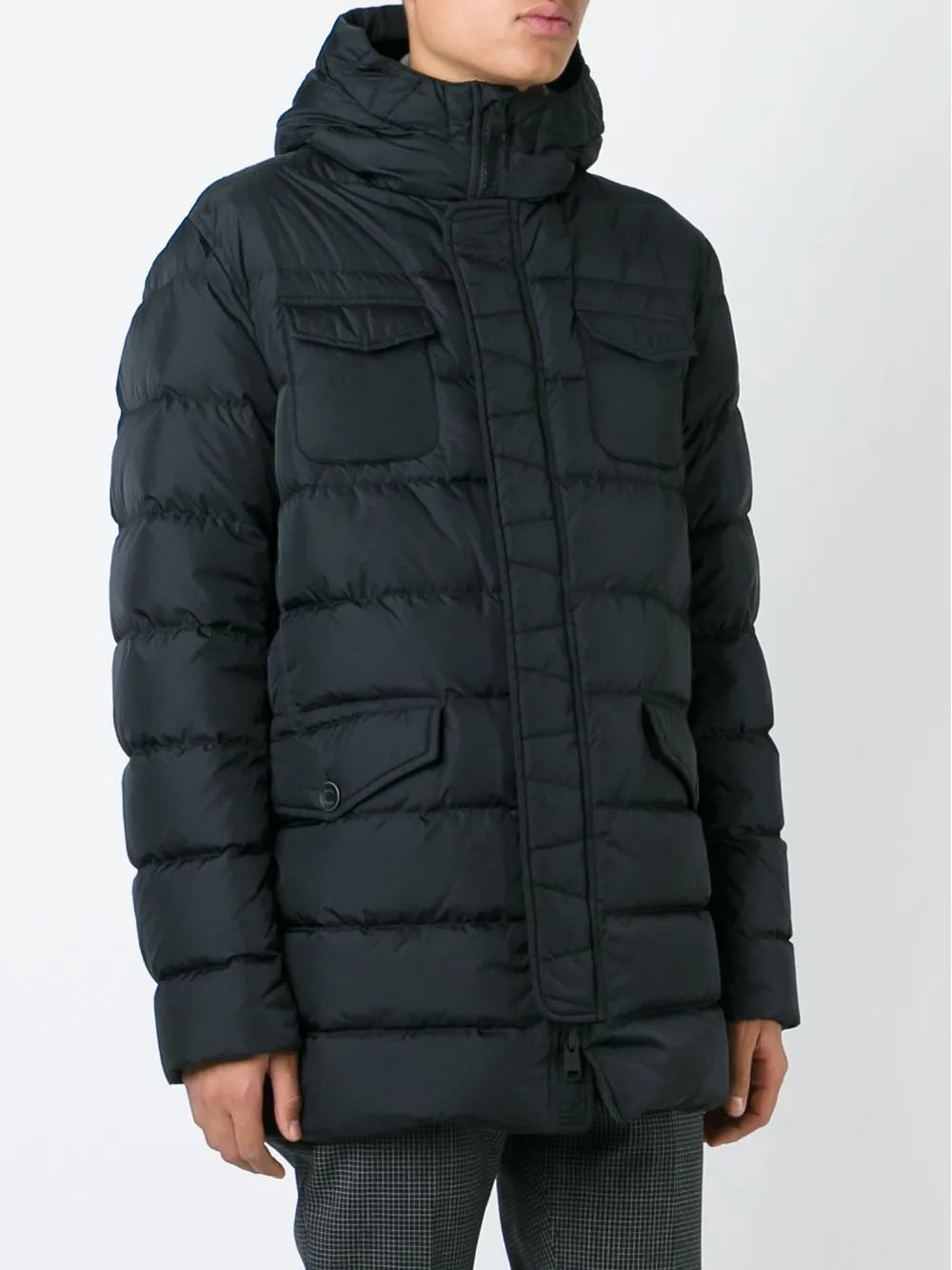 Herno padded coat Zwart