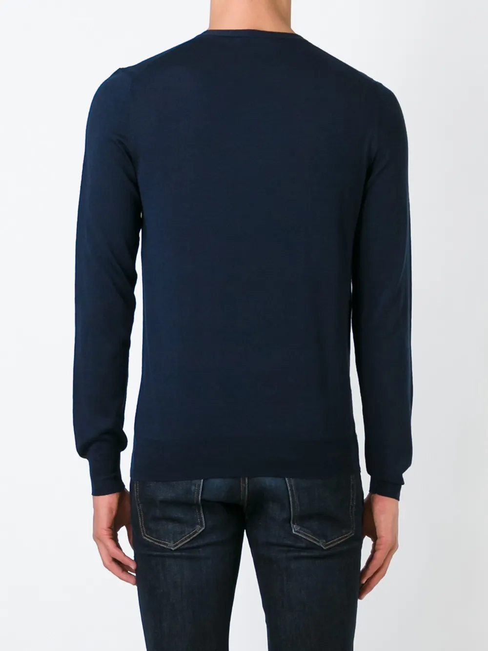 Paolo Pecora crew neck sweater Blauw