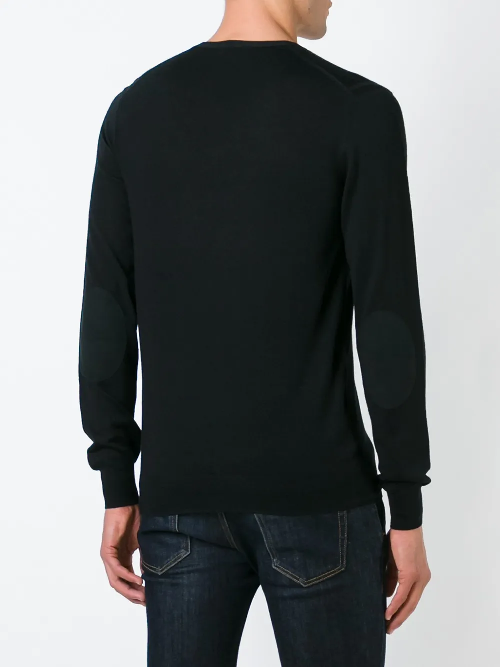 Paolo Pecora v-neck sweater Zwart