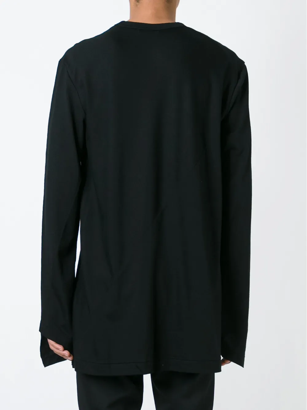 Comme des Garçons Homme Plus long sleeve T-shirt Zwart