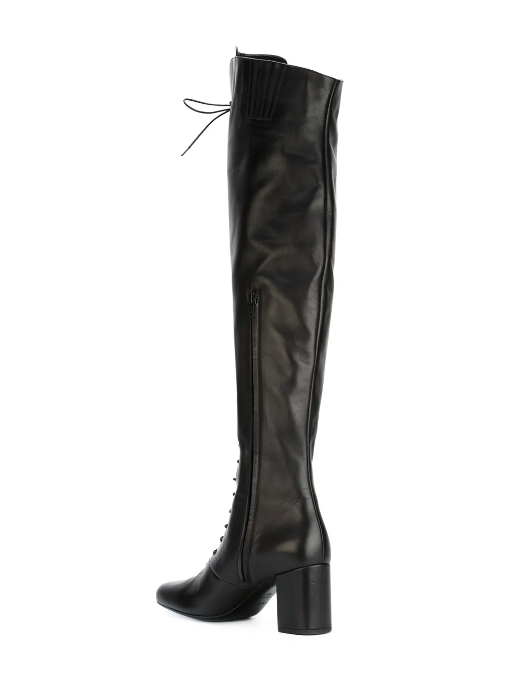 saint laurent suede lace up boots