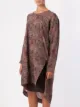 Uma Wang pattern print shift dress