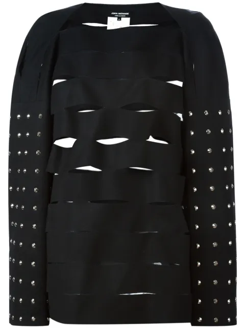 Junya Watanabe cut-out studded sweater 
