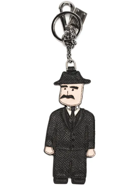 Dolce & Gabbana Chaveiro de couro 'Dauphine'