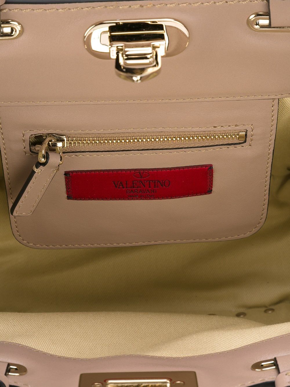 rockstud迷你梯形手提包