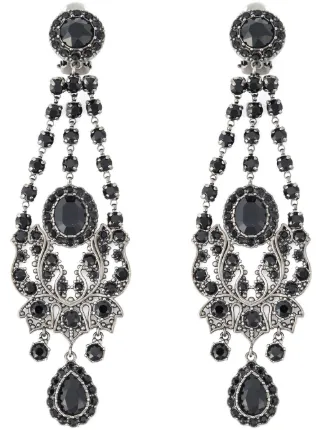 Givenchy Victorian Chandelier Clip On Earrings Farfetch Givenchy Victorian Chandelier Clip On Earrings
