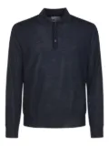 Canali wool V-neck sweater - Blue