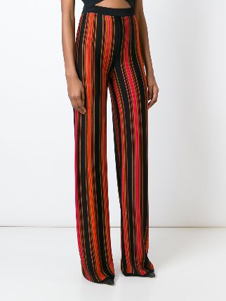 balmain striped jeans