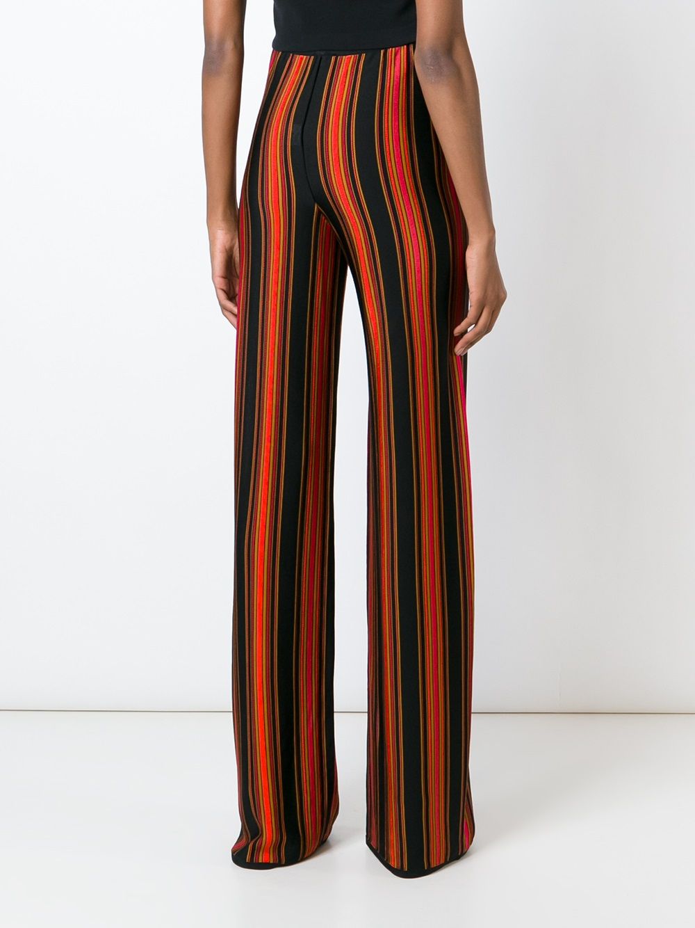 balmain striped jeans