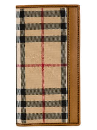 horseferry check folding wallet