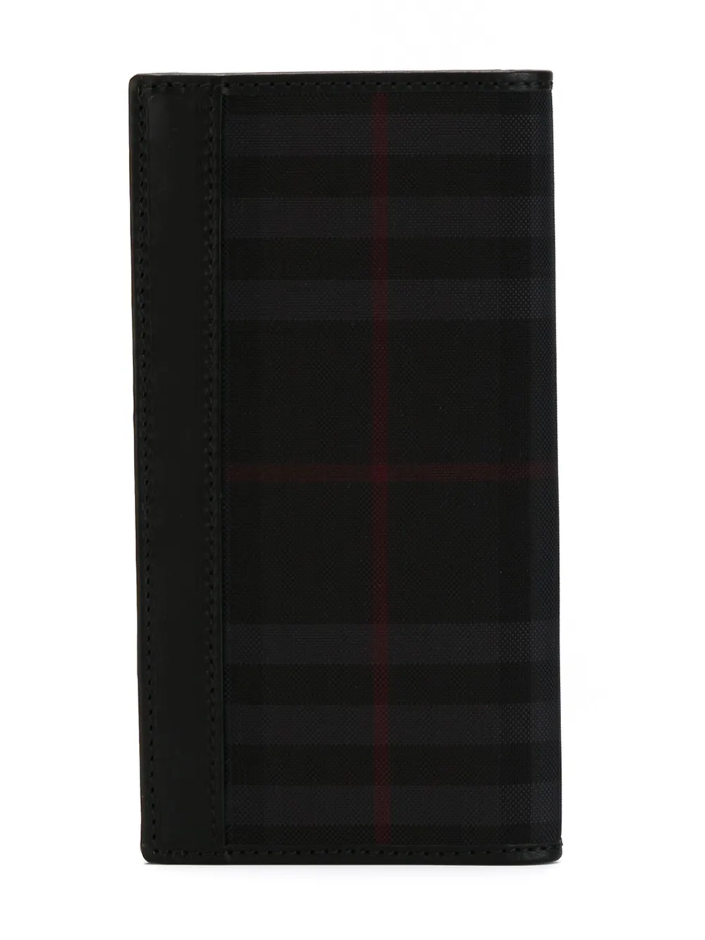 Burberry Horseferry check fold over wallet - Zwart