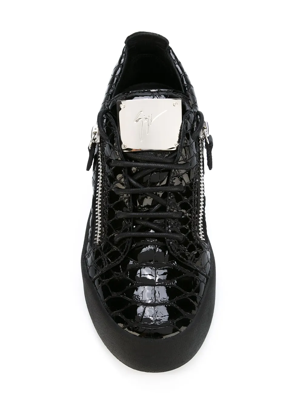 Giuseppe Zanotti zip detail sneakers Black