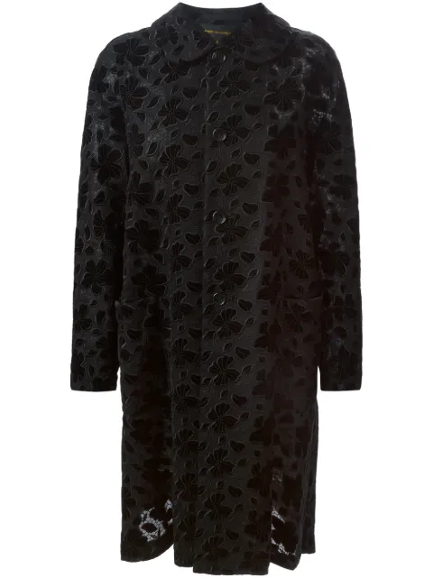 Comme Des Garçons lace butttoned coat
